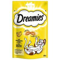 6 x 60g Dreamies Cat Treats + Snacky Mouse Toy Free!* - with Cheese (6 x 60g)