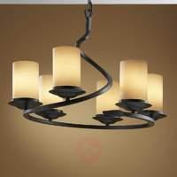 6-light chandelier CRISOL