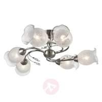 6-bulb ceiling light Romantica