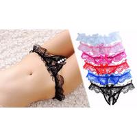 6-Pack of Frilled Lace Lingerie With Faux Pearls