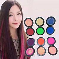 6 Colors Temporary Hair Chalk Powder Pastel Hair Dye Dye Soft Pastels Salon Party Christmas DIY