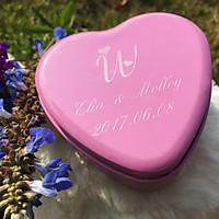 6 Piece/Set Favor Holder-Heart-shaped Metal Favor Boxes Candy Jars and Bottles Gift Boxes Personalized