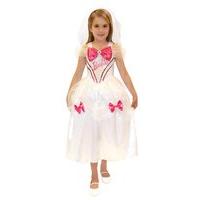 6-8 Years Girls Barbie Bride Costume