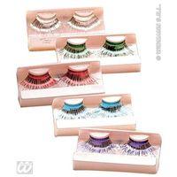 6 Assorted Colours Jumbo Stick On Fashion Eyelashes