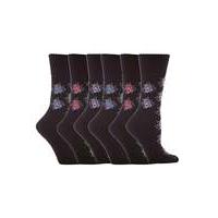 6 Pair Gentle Grip Core Socks