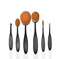 6 Makeup Brush Set Nylon Professional Full Coverage Portable Plastic Face Eye Others
