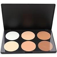 6 Highlighters/Bronzers Dry Powder Concealer Face