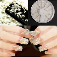 6 cm drill box half white pearl beads 12 nail art act the role ofing i ...