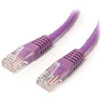 6 Ft Cat5e Purple Molded Rj45 Utp Cat 5e Patch Cable - 6ft Patch Cord