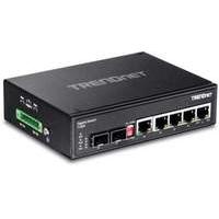 6-port Hardened Industrial Gigabit Switch (5 Gigabit / 1 Shared Sfp / 1 Dedicated Sfp)