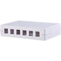 6 ports network patch panel metz connect 1309190002ke unequipped 1 u