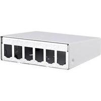 6 ports network patch panel metz connect 130861 0602 e unequipped 1 u