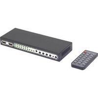 6 ports HDMI matrix switcher SpeaKa Professional + PiP, + remote control 3840 x 2160l