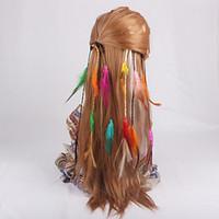 6 pieces per Pack Colorful Easy Clip Hair Extension Braids