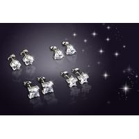 6 instead of 109 from evoked design for four pairs of crystal earrings ...