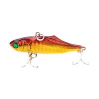 60mm 14g vib hard bait minnow fishing lure with two treble hooks