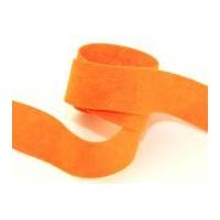 60mm Merino Wool Felt Ribbon Tape Binding Orange