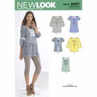 6027 new look ladies tunic or tops a 10 22 381986