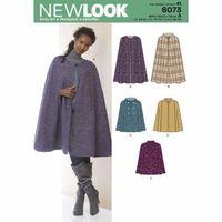 6073 new look ladies cape a xs xl 381994