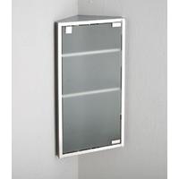 60cm x 30cm Wall Mounted Bilbao Single Door CORNER Frosted Glass Cabinet