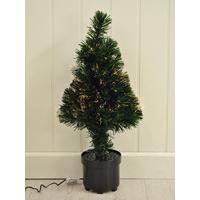 60cm Fibre Optic Artifical Green Christmas Tree by Kingfisher