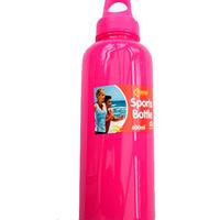 600ml shiny colour sport bottle with screw top