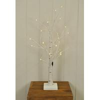60cm Warm White White Birch Light Tree 24 LED (Battery) by Westwoods