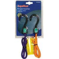 600mm x 8mm Bungee Cord Set With Hooks