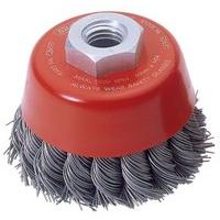 60mm twist knot cup brush m14