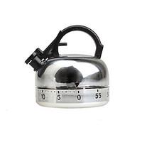 60 mins Teapot Shaped Mechanical Kitchen Timer Cooking Count Down