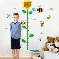 60-160Cm Sunflower Height Stickers Children\'s Room Wall Stickers