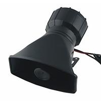 60W DC 12V 5 Tones Electronic Siren Horn w Microphone for Cars