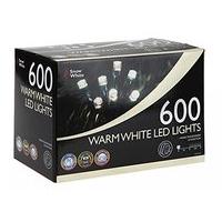 600 Warm White LED Multi Function Christmas Lights