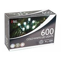 600 Cold White LED Multi Function Christmas Lights