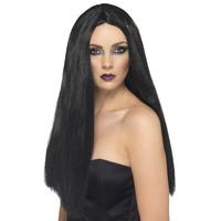 60cm Black Ladies Witch Wig
