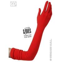 60cm Adult\'s Red Lycra Gloves