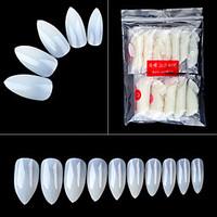 600pcs The Paste a Piece on The Tip of The Nail Tip Fake Nails