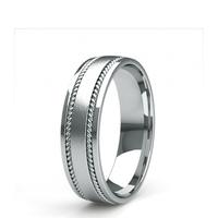 600mm slight comfort fit mens plain wedding band