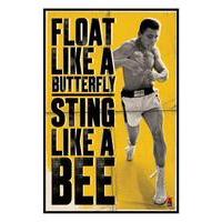 61 x 915cm muhammed ali float like a butterfly maxi poster