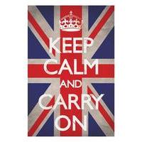 61 x 91.5cm Union Jack Keep Calm Maxi Poster