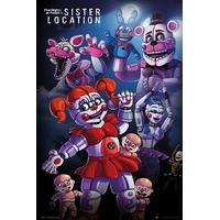 61 x 91.5cm Five Nights At Freddys Sister Location Group Maxi Poster