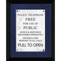 61cm x 915cm doctor who tardis sign poster