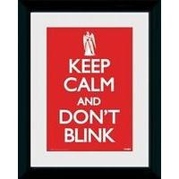 61 x 91.5cm Doctor Who Keep Calm And Don\'t Blink Poster.