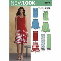 6108 new look ladies just 4 knits separates a 4 16 382004