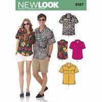 6197 new look ladies and mens shirts a 8 xl 382026