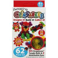 62 Peices Clingabeez Set With Eyes In Printed Colour Box