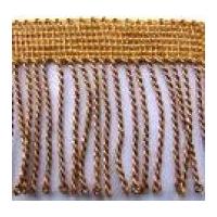 62mm Essential Trimmings Metallic Bullion Furnishing Fringe Trimming Gold