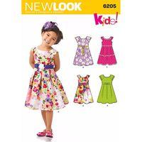 6205 - New Look Child\'s Dress A (3-8) 382032