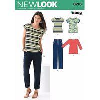 6216 - New Look Ladies\' Knit Tops And Trousers A (8-18) 382041