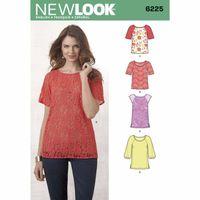 6225 new look ladies tops in two lengths a 8 20 382044